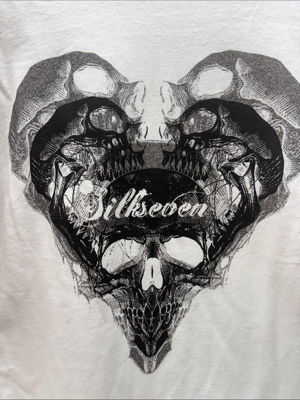 Rare Short-Sleeve Graphic Skull Tee